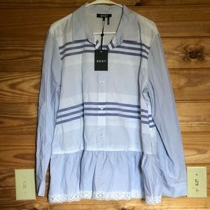 NWT DKNY Button Up Blouse